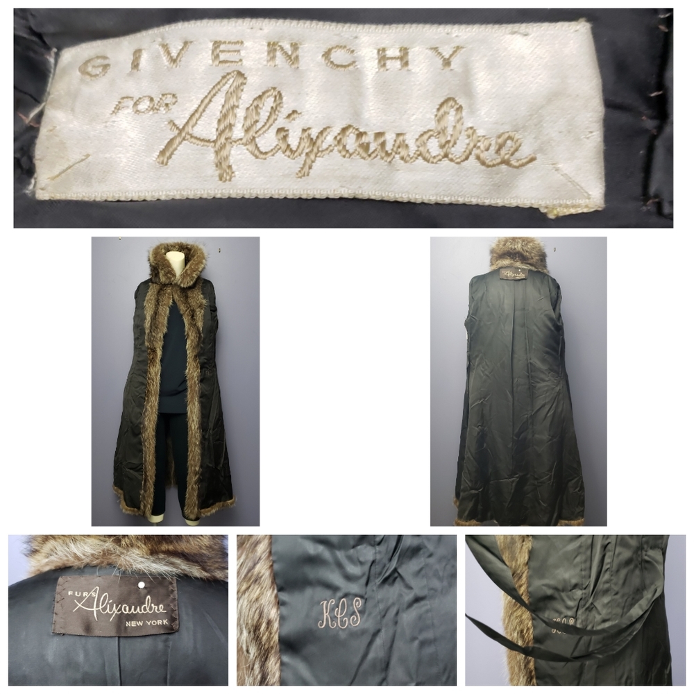 Givenchy Coat Fur Long Length Double Breasted - Picture 5 of 8